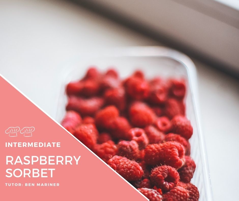 Raspberry sorbet