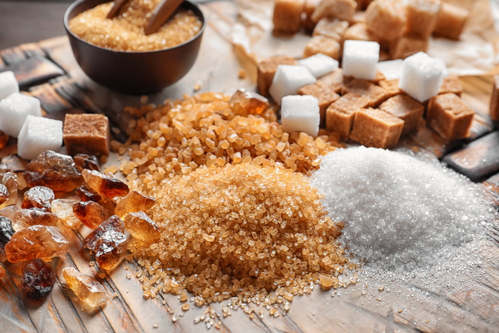 What are the different types of sugar?